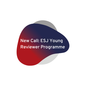 Visual for ESJ Young Reviewer Programme Call