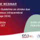 Grpahic Visual of ESO EANS Joint Guideline Webinar ICH